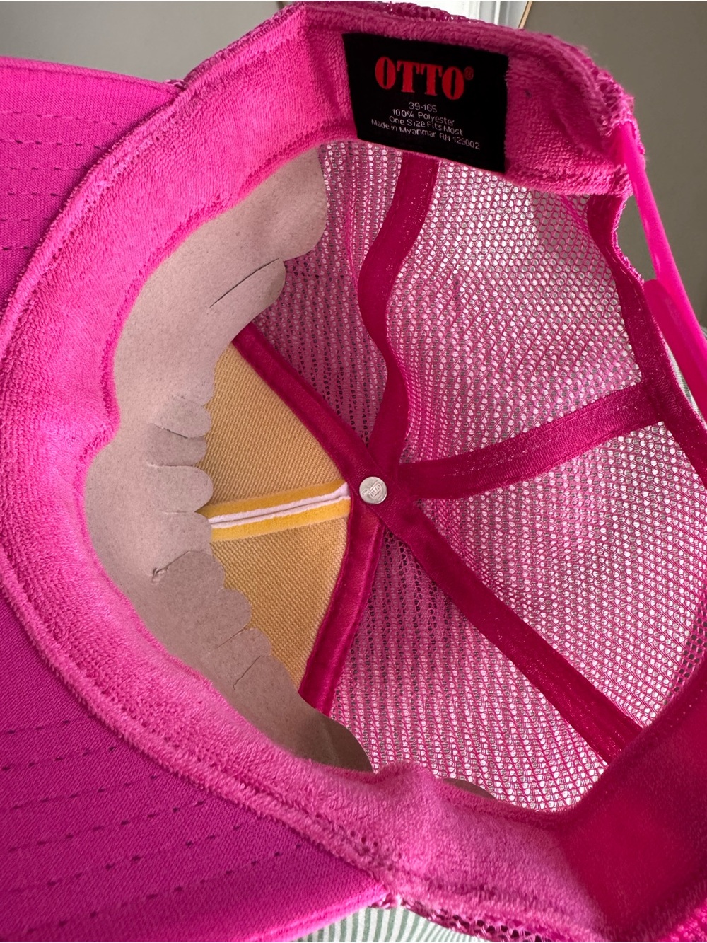Coachella Barbie Pink Trucker Hat Festival Barbiecore Cap - Picture 4 of 4